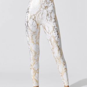 Carbon 38 Metallic Snake High Rise Legging (size S)